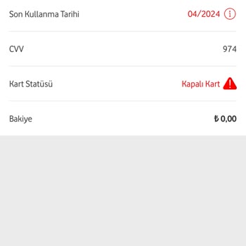 Vodafone Pay Kartlarım Haksız Yere Kapatıldı, Risk Politikası Açıklanmadı