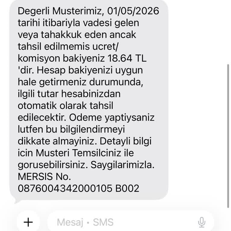 Kapattığım Hesaba Kesilen Haksız Ücret Ve Müşteri Hizmetlerinin Yetersiz Açıklaması