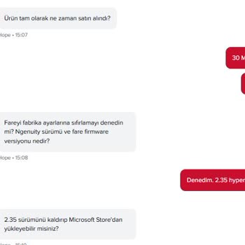 HyperX Pulsefire Haste 2 Wireless Mouse’da Kablolu Bağlantı Çalışmıyor Ve Kablosuz Takılma Sorunu