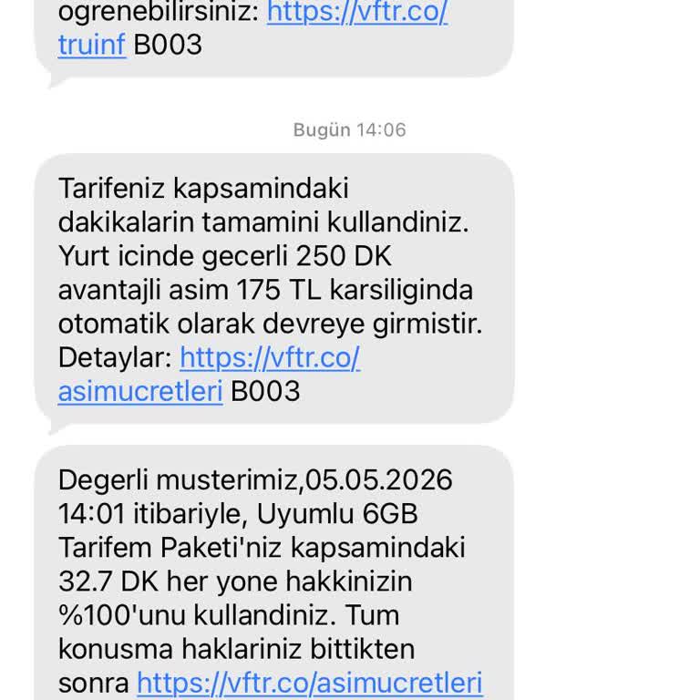 Haksız Dakika Aşım Ücreti İptali Ve Fatura Düzeltmesi