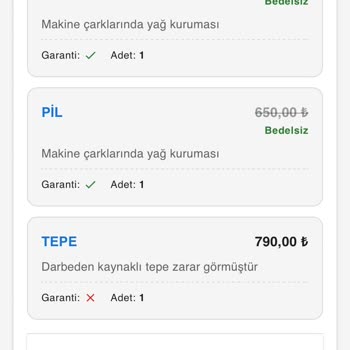 Garanti Kapsamındaki Saatin Tekrarlayan Arızası Ve Ücretli Onarım Talebi