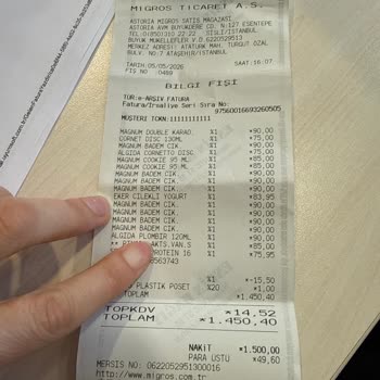 Algida Plombir Dondurmasında Külah Eksikliği