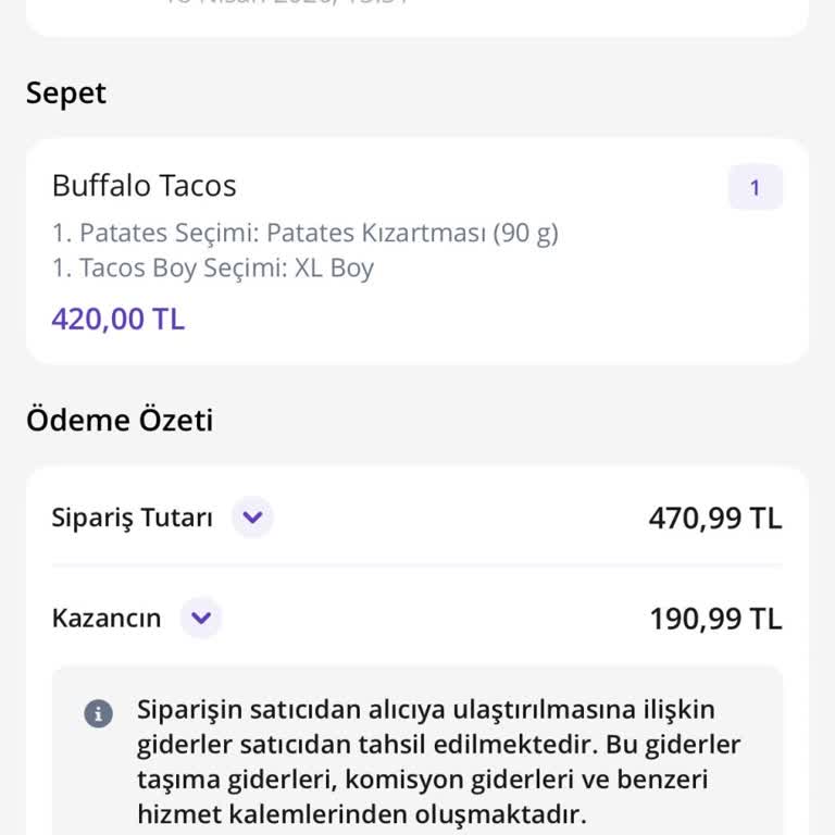 Telefon Çağrısı Olmadığı İçin Sipariş İptal Edildi, Geri Ödeme Gelmedi