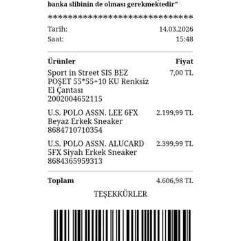 2,5 Yıllık Garanti Verilen Sneaker'da İç Taban Yırtığı Ve Fotoğrafla İnceleme Sorunu