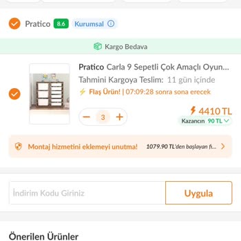 Trendyol’da Görülen 1,50 TL Fiyat Sepette 4.440 TL Olarak Çıktı