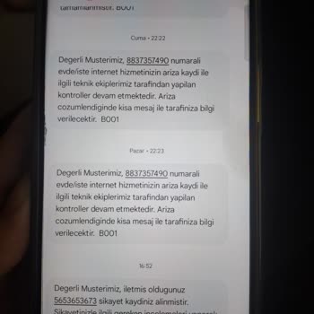Türk Telekom İnternetsiz Kalan Müşteri Fatura İadesi Ve Acil Çözüm Talebi