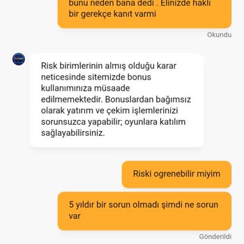 Kayıp Bonus Ve Promosyon Kapatılması, Açıklama Talebi Ve 20.000 TL İadesi