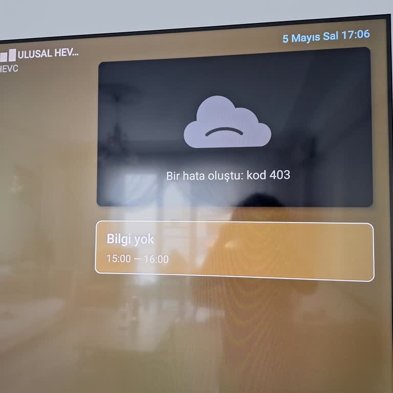 Onvo Hata Kodu 404