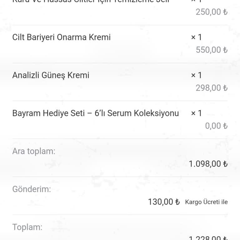 Kremal'dan İptal Edilen Sipariş Ve Eksik Serum Seti İçin Açıklama Talebi