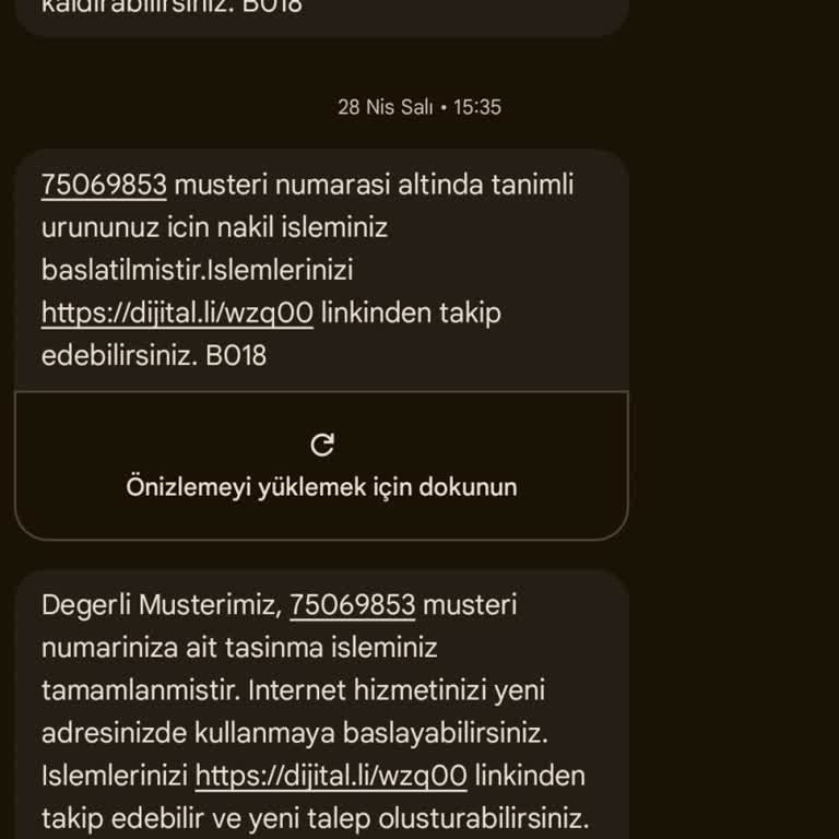 Onay Aldığım Adres Değişikliği Tek Arama Sonrası İptal Edildi Ve İnternetim Kesildi