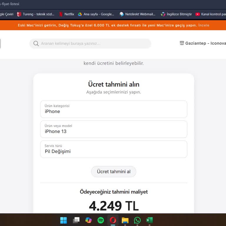 İPhone 13 Pil Değişim Fiyatındaki Tutarsızlık