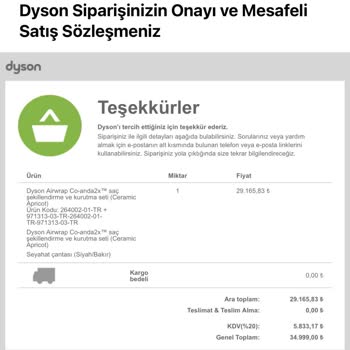 Teslimat Kodu Alınmadan Kapıya Bırakılan Pahalı Dyson Airwrap