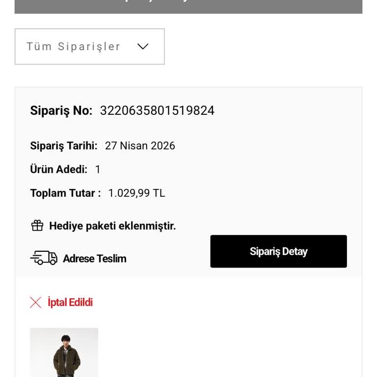 Koton Siparişim Gelmedi Ve Stok Bilgisi Yanıltıcı