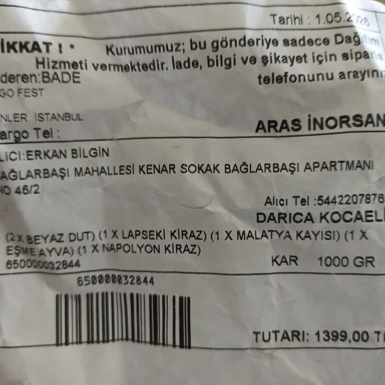 Facebook Fidancı Baba'dan Gelen Fidanlar Kuru Ve Hasarlı, Ücretsiz Değişim Talebi