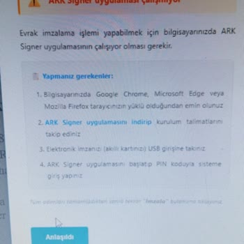 Ark Signer Uygulamasının Çalışmaması Ve UYAP Bilirkişi Portalı İşlemlerinde Mağduriyet