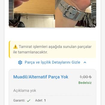 Garanti Kapsamındaki Kordon Onarımı Reddedildi Ve Servis Takibi Kesildi