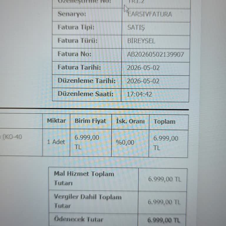 Sipariş Onayı Ve Kargo Takibi Yok, 7.000 TL İade Talebi