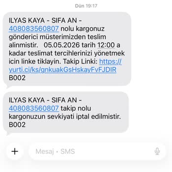 Kargo Durumu Güncellenmediği İçin İptal Ve İade İşlemi Gerçekleştirilemedi