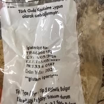 Ayyıldız Bulgur Küflenmiş Çıktı