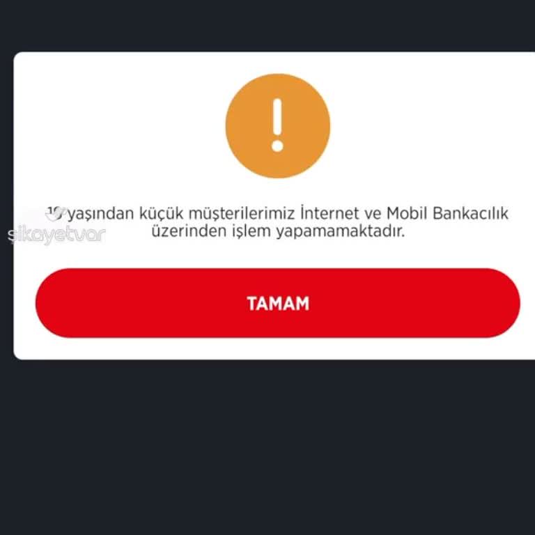 Ziraat Bankası'nda 18 Yaş Altı Kullanıcıların Bakiye Görüntüleme Sorunu