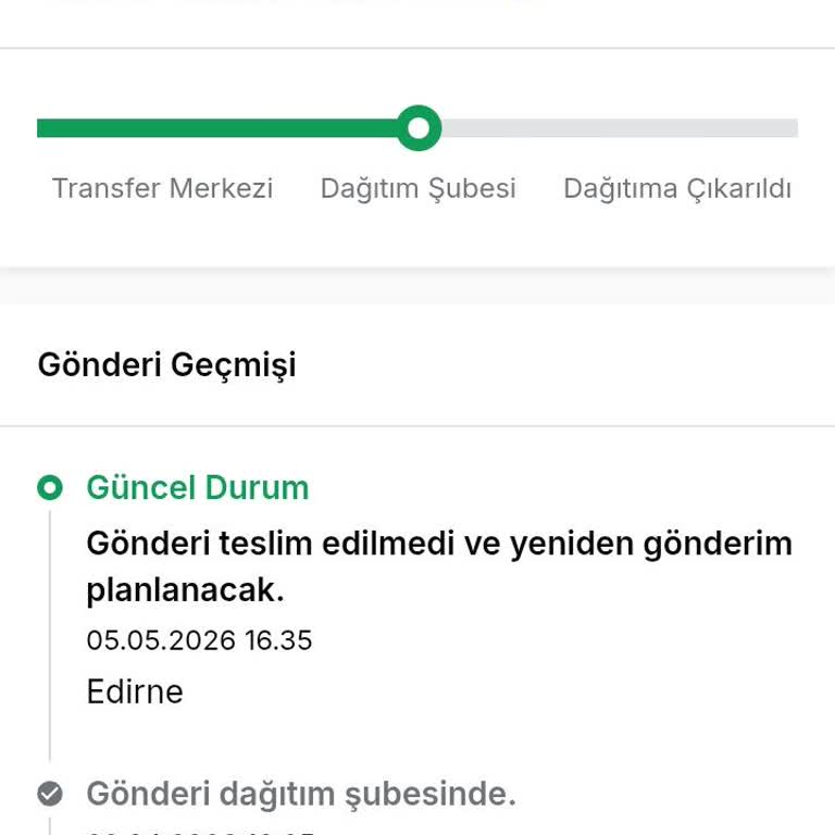 Şubede Bekleyen Çiçek Siparişinin Dağıtıma Çıkarılmaması