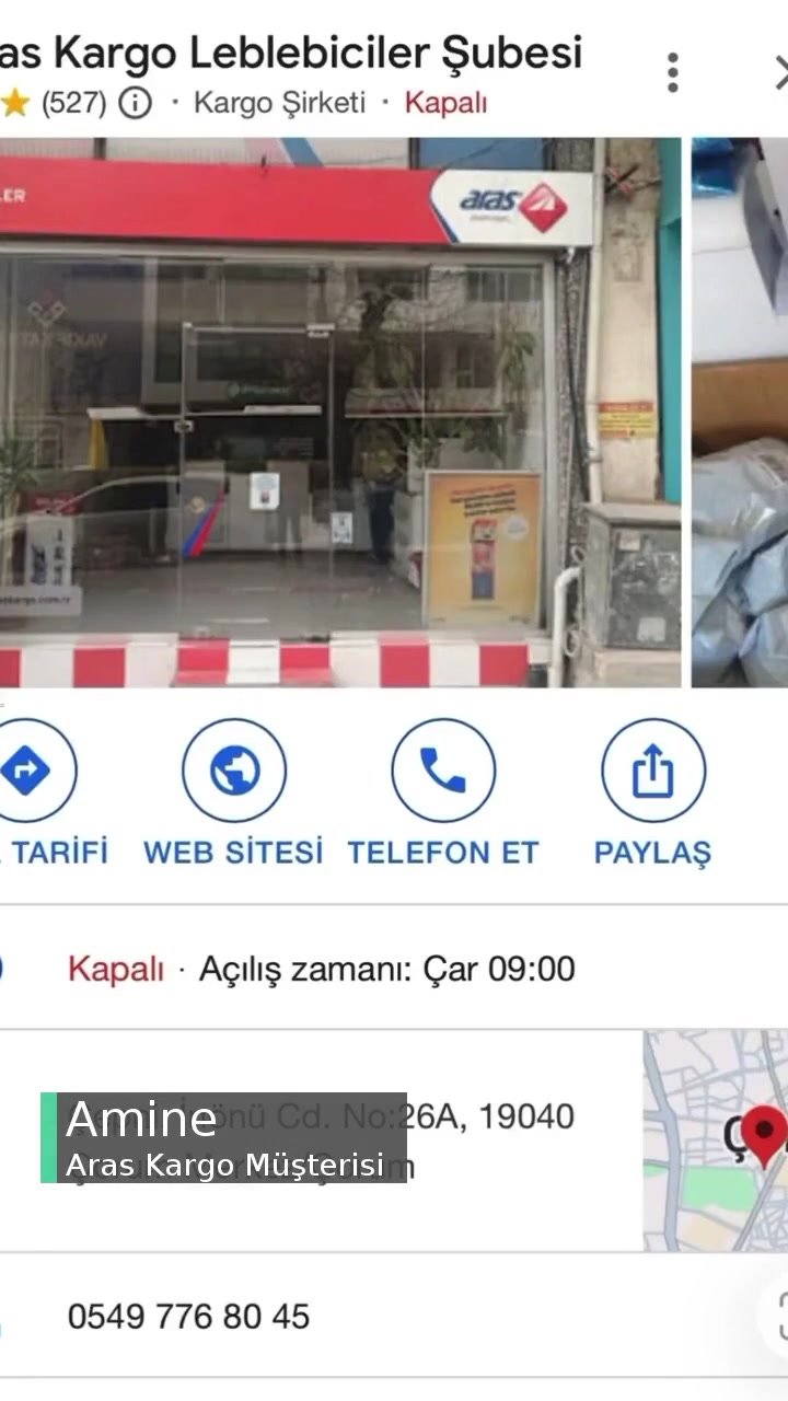 Aras Kargo İade Ve İletişim Sorunu videonun kapak resmi