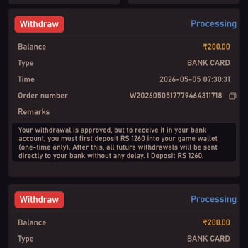 Tashan Win Withdrawal Stuck on Processing After KYC Verification
