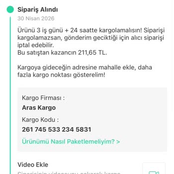 Aras Kargo Kurye Gelmedi Mağduriyetim Ve Acil Teslimat Talebim