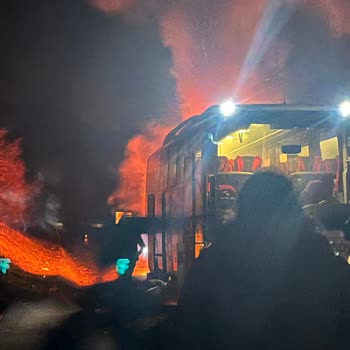 Otobüs Yangınında Valiz Yanması Ve 15.000 TL Maddi Zarar