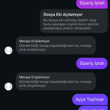 Lolilatte Siparişi İptali Ve Tam İade Talebi