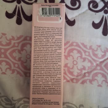 Watsons’ta Aldığım Kapatıcı Kutusunda Yanlış Ürün Çıktı