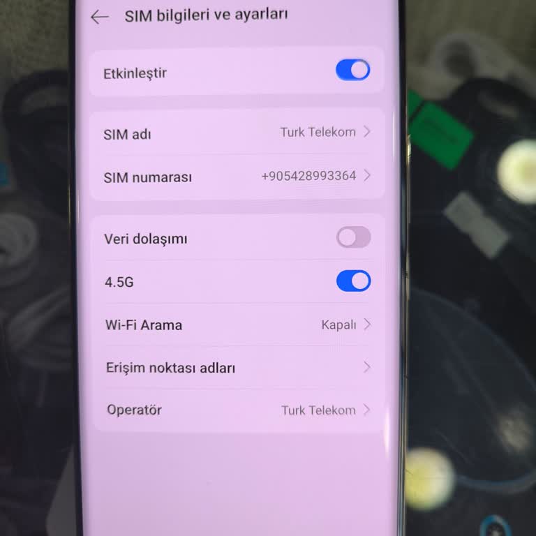 5G Seçeneği Sönmüş Güncelleme Sonrası Realme 12 Pro Plus 5G Problemi