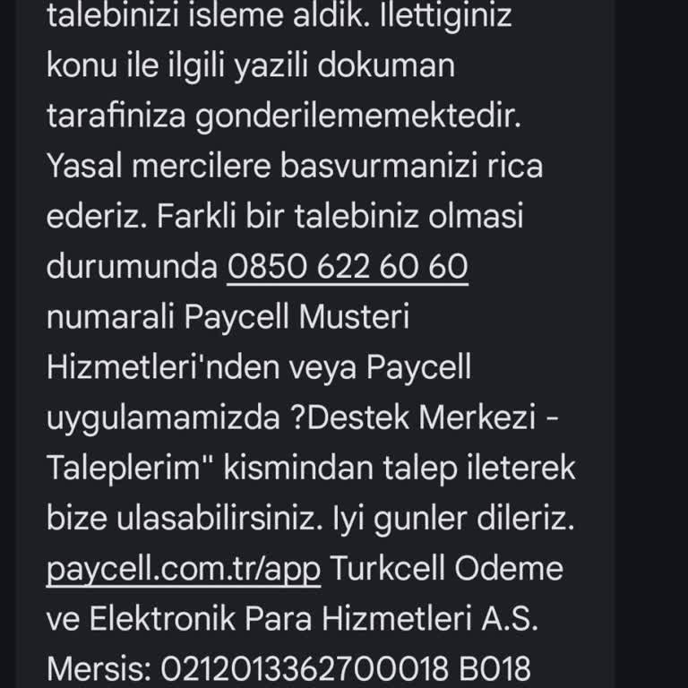 Paycell Yetkisiz 163.000 TL Çekimi Ve Belgelerin Reddedilmesine İtiraz