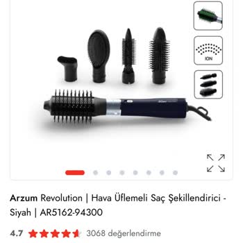 Arzum Saç Şekillendiricide Başlıkların Düşmesi Ve Garanti Dışı Ücret Talebi