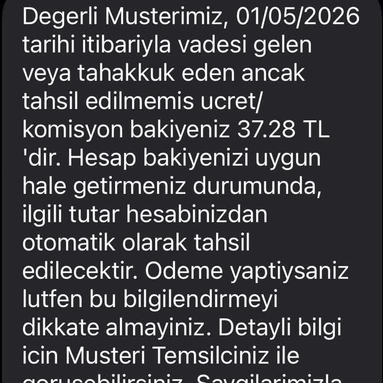 Kullanılmayan Açık Hesap İçin Haksız Ücret Talebi Ve İptal İsteği