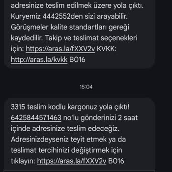 Teslimat Gelmedi, Sürekli Yanıltıcı Mesajlar Ve Desteksiz Müşteri Hizmetleri
