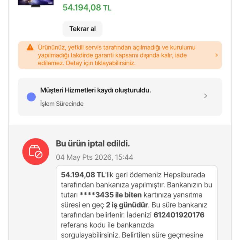 Hepsiburada Sipariş İptali Ve Kişisel Bilgi Güvenliği İhlali Nedeniyle Yaşadığım Mağduriyet