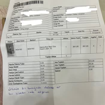Defolu Ürün İadesi Kredi Kartı Ücretinin Gecikmesi