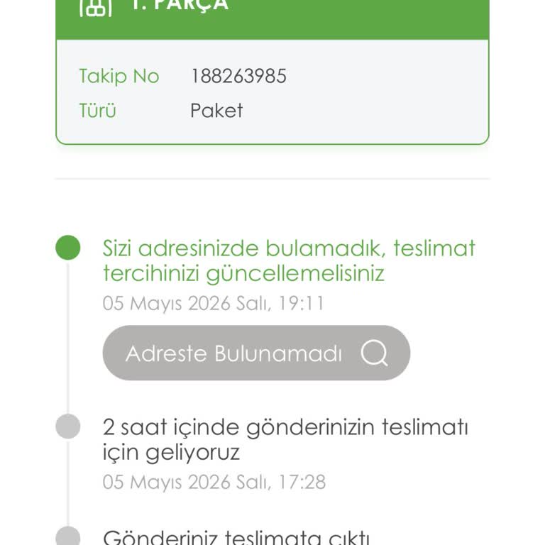 Teslim Edilmeyen Kargo Ve Telefon İletişim Sorunları