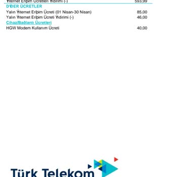 Taahhütte 640 TL’ye Gizli Modem Ücreti Eklenmesi