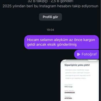 Eksik Gönderilen Boxer Pack İçin Hızlı İade Ve Gönderim Talebi