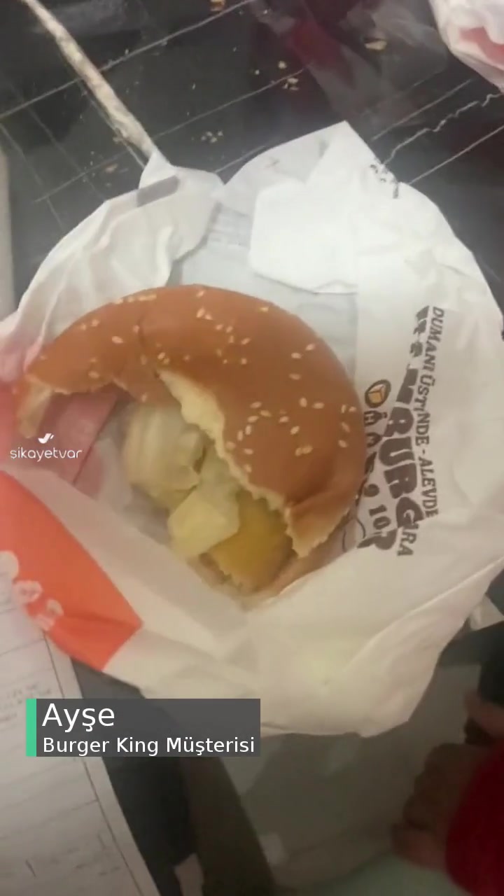 Burger King Şikayetimle Acil İlgilenilmesini İstiyorum videonun kapak resmi