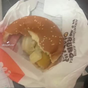 Burger King Şikayetimle Acil İlgilenilmesini İstiyorum