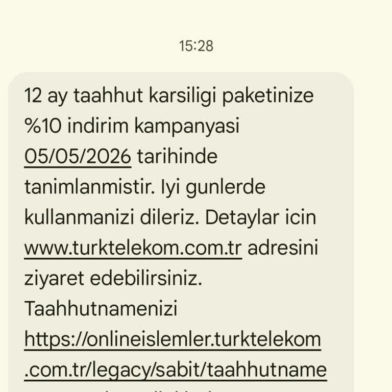 İş Telefonu Ve İnternet Taahhütlerinin İzinsiz Yenilenmesi