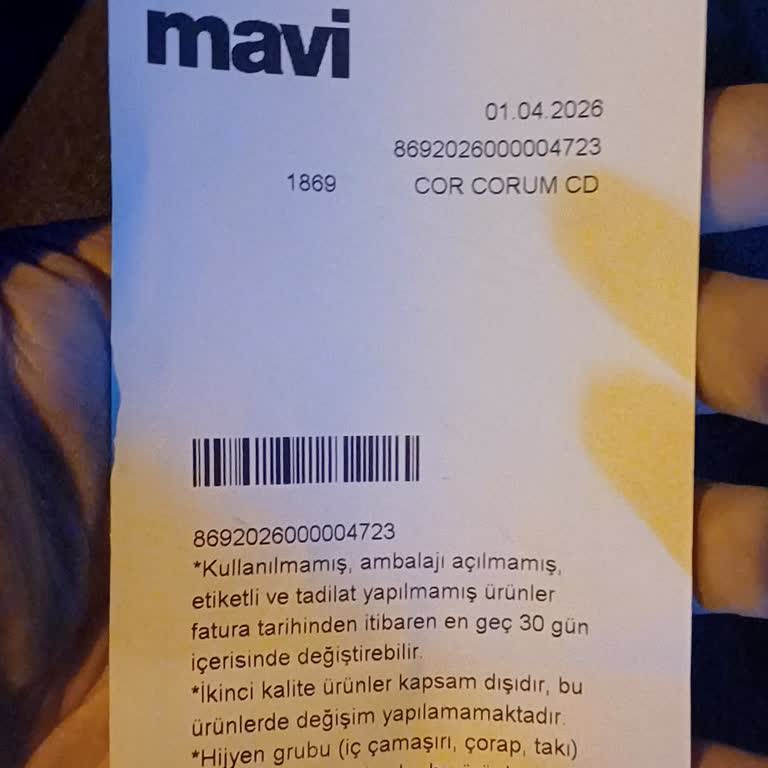 Mavi Mağazası 30 Gün Kuralı Nedeniyle Tişört Değişimini Reddetti