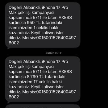 Akbank İzinsiz 8.790 TL’lik Online Harcama ve Kart İptali Talebi