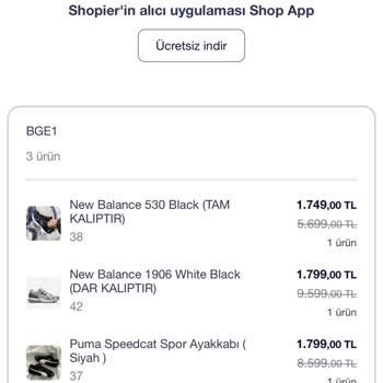 Instagram'dan Aldığım 3 Spor Ayakkabı Siparişinde Kargo Bilgisi Yok Ve 5.584 TL İade Talebi