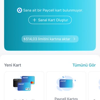 Paycell Kartı Uygulamada Görünmüyor, Aktif Olmasına Rağmen Mağdur Oldum