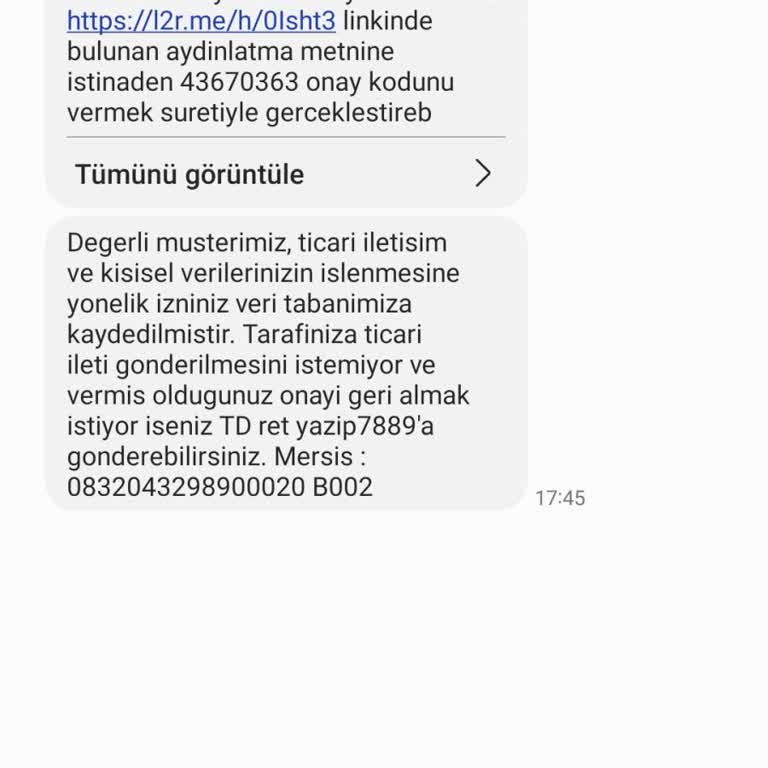 Teslim Edilmemiş Sipariş Ve Açıklama Talebi