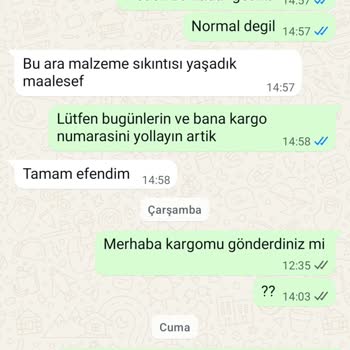 Siparişim Gelmedi Mağaza Yanıtsız Kaldı Ve İade Talep Ediyorum